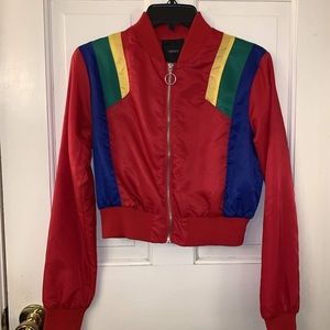 RAINBOW BOMBER JACKET